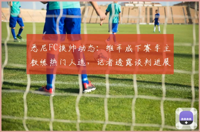 悉尼FC换帅动态：维辛成下赛季主教练热门人选，记者透露谈判进展